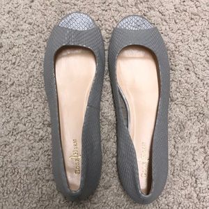 Cole Haan Morgan Peep Toe Flats